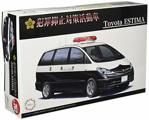 Fujimi 1/24 Id-262 Toyota Estima Police Car Plastic Model Kit- Japan Figure Store - #1 Bring To You The Best Japanese Goods