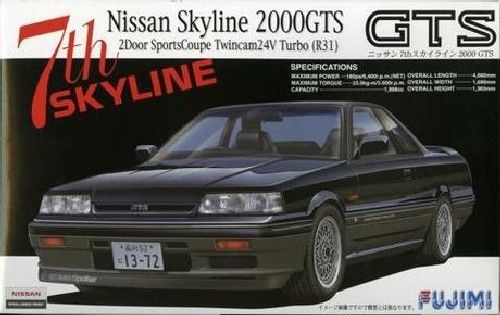 Fujimi Id166 Nissan 7th Skyline 2000gts R31 Plastic Model Kit - Japan Figure