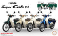 FUJIMI 12Nx-2 Honda Super Cub 110 Tasmania Green Metallic 1/12 Scale Pre-Painted Kit- Japan Figure Store - #1 Bring To You The Best Japanese Goods
