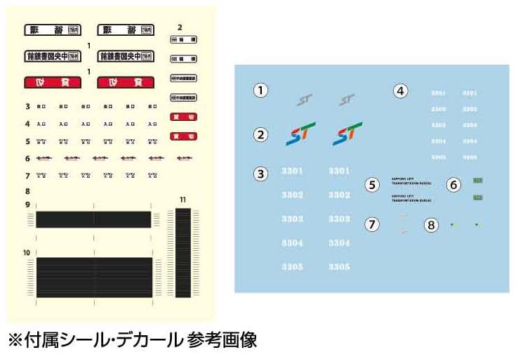FUJIMI 1/150 Snow Miku Train 2022 Version For Standard Color W/3300 Class 2 Car Set Plastic Model- Japan Figure Store - #1 Bring To You The Best Japanese Goods