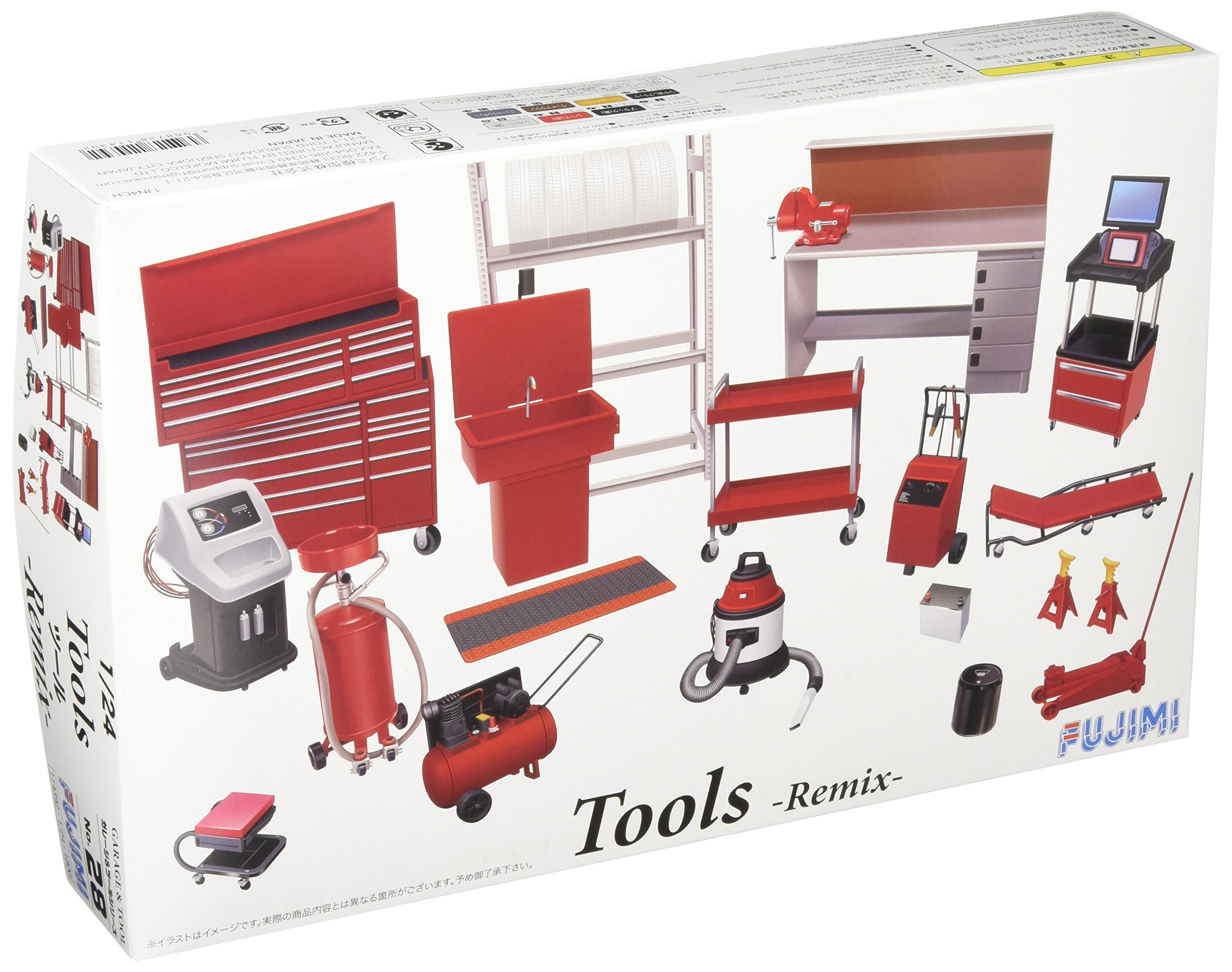 FUJIMI Gt28 114392 Garage & Tool Series Tools Remix 1/24 Scale Kit- Japan Figure Store - #1 Bring To You The Best Japanese Goods