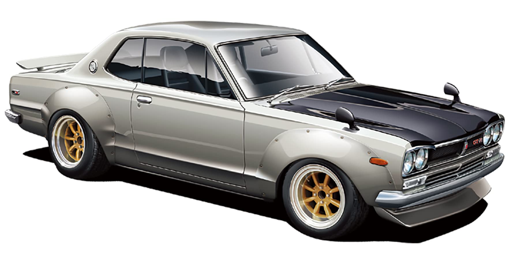 Fujimi Model 1/24 Inch Up Series No.142 Skyline 2000 Gt-R (Kpgc10 Type) Full Works Specification Id-142- Japan Figure Store - #1 Bring To You The Best Japanese Goods