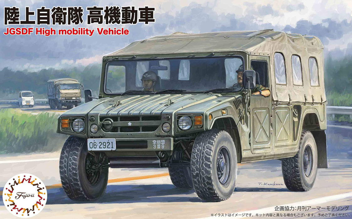 FUJIMI 72M19 Jgsdf High Mobility Vehicle 1/72 Scale Kit- Japan Figure Store - #1 Bring To You The Best Japanese Goods