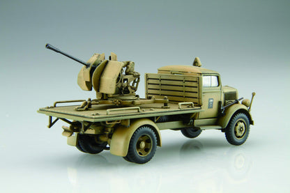 FUJIMI 72M21 German 3T Truck Ambulance, W/Anti Aircraft Gun 1/72 Scale Kit- Japan Figure Store - #1 Bring To You The Best Japanese Goods