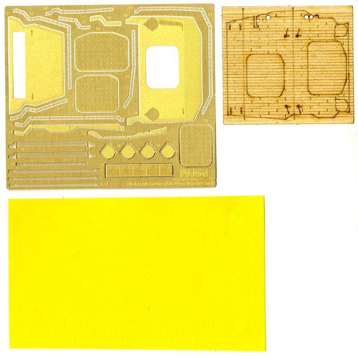 FUJIMI Tk 115283 Wooden Deck Parts For Chibi-Maru Ijn Aircraft Carrier Soryu- Japan Figure Store - #1 Bring To You The Best Japanese Goods