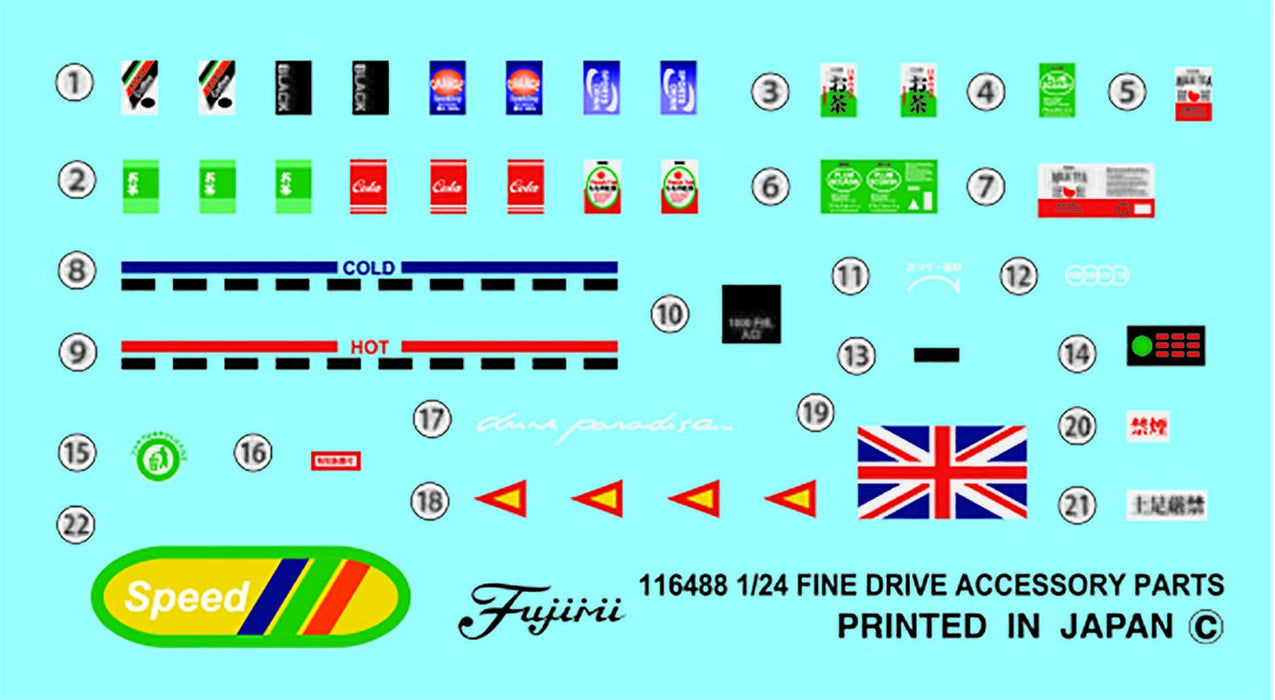 Fujimi Gt6 116488 Accessory Parts 1/24 Japanese Car Models Plastic Scale Kit- Japan Figure Store - #1 Bring To You The Best Japanese Goods
