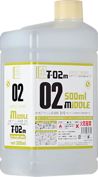 Gaianotes T-02M Acrylic Solvent Medium 500Ml Japan Model 86073- Japan Figure Store - #1 Bring To You The Best Japanese Goods