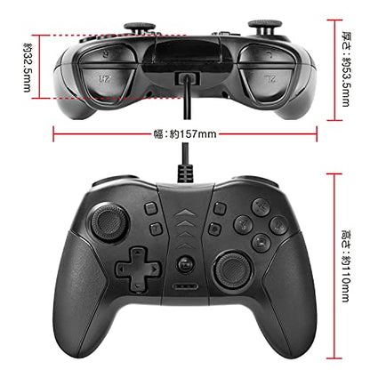 Gametech Hg Battle Pad Turbo Pro Sw For Nintendo Switch Black - New Japan Figure 4945664123169 6