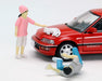 Tomytec Geocolle64 Car Wash Mini Car Set 1/64 TLV-Neo Honda Civic 25Xt Exclusive Color Included- Japan Figure Store - #1 Bring To You The Best Japanese Goods