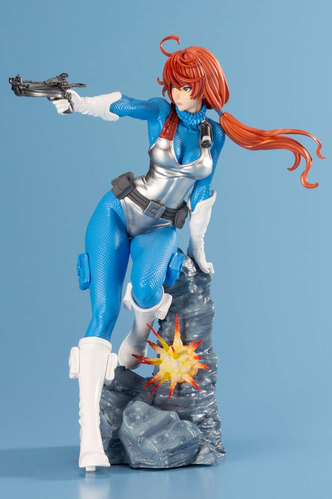 KOTOBUKIYA G.I. Joe Bishoujo Scarlett Sky Blue Ver. 1/7 Figure- Japan Figure Store - #1 Bring To You The Best Japanese Goods