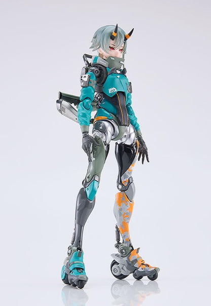 Max Factory Ssx 155 Girl Cyborg Runner Plastic Die-Cast Figure- Japan Figure Store - #1 Bring To You The Best Japanese Goods