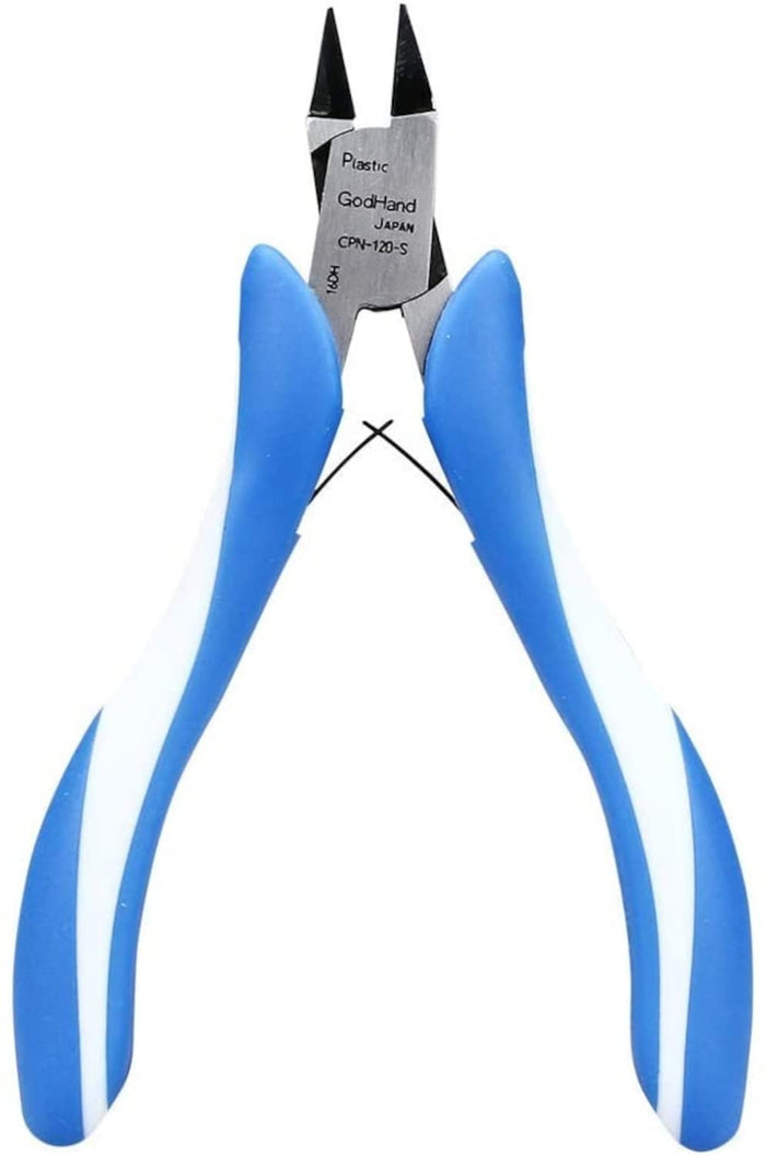 Godhand Craft Grip Series Tapered Plastic Nipper Gh-Cpn-120-S Hobby Tool Blue- Japan Figure Store - #1 Bring To You The Best Japanese Goods