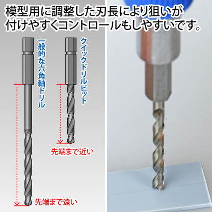 GOD HAND - Gh-Dbq-5A Quick Drill Bit For Pin Vice - Hexagon Set A- Japan Figure Store - #1 Bring To You The Best Japanese Goods