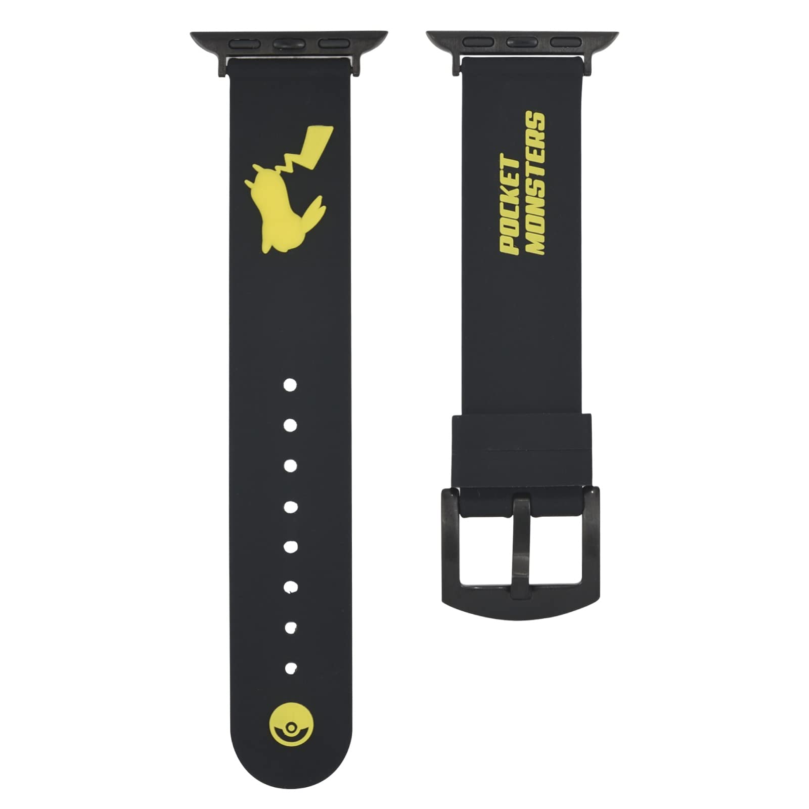 Gourmandies Pokemon Apple Watch 41/40/38Mm Silicone Band Pikachu Poke-773A- Japan Figure Store - #1 Bring To You The Best Japanese Goods