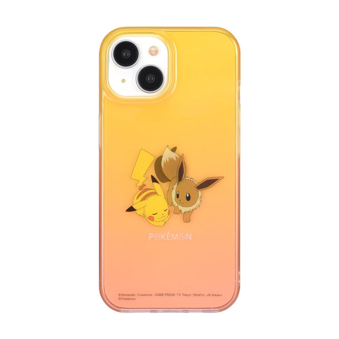 Gourmandise Pokemon iPhone15/14/13 Soft Case Pikachu & Eevee Poke-864A- Japan Figure Store - #1 Bring To You The Best Japanese Goods