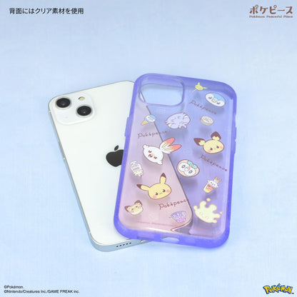 Gourmandise Japan Pokemon Pokepiece Iii Fit Clear Iphone 14/13 Case Purple Poke-845A- Japan Figure Store - #1 Bring To You The Best Japanese Goods