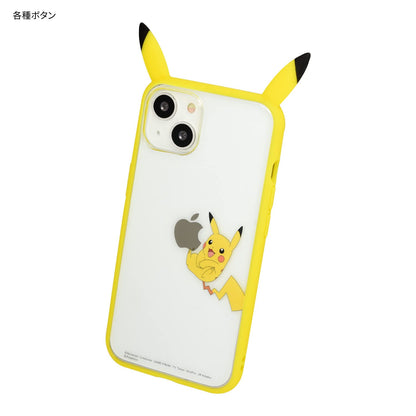 Pokemon Center Frame Iiii Fit Transparent Iphone 13 Compatible Case Pikachu- Japan Figure Store - #1 Bring To You The Best Japanese Goods