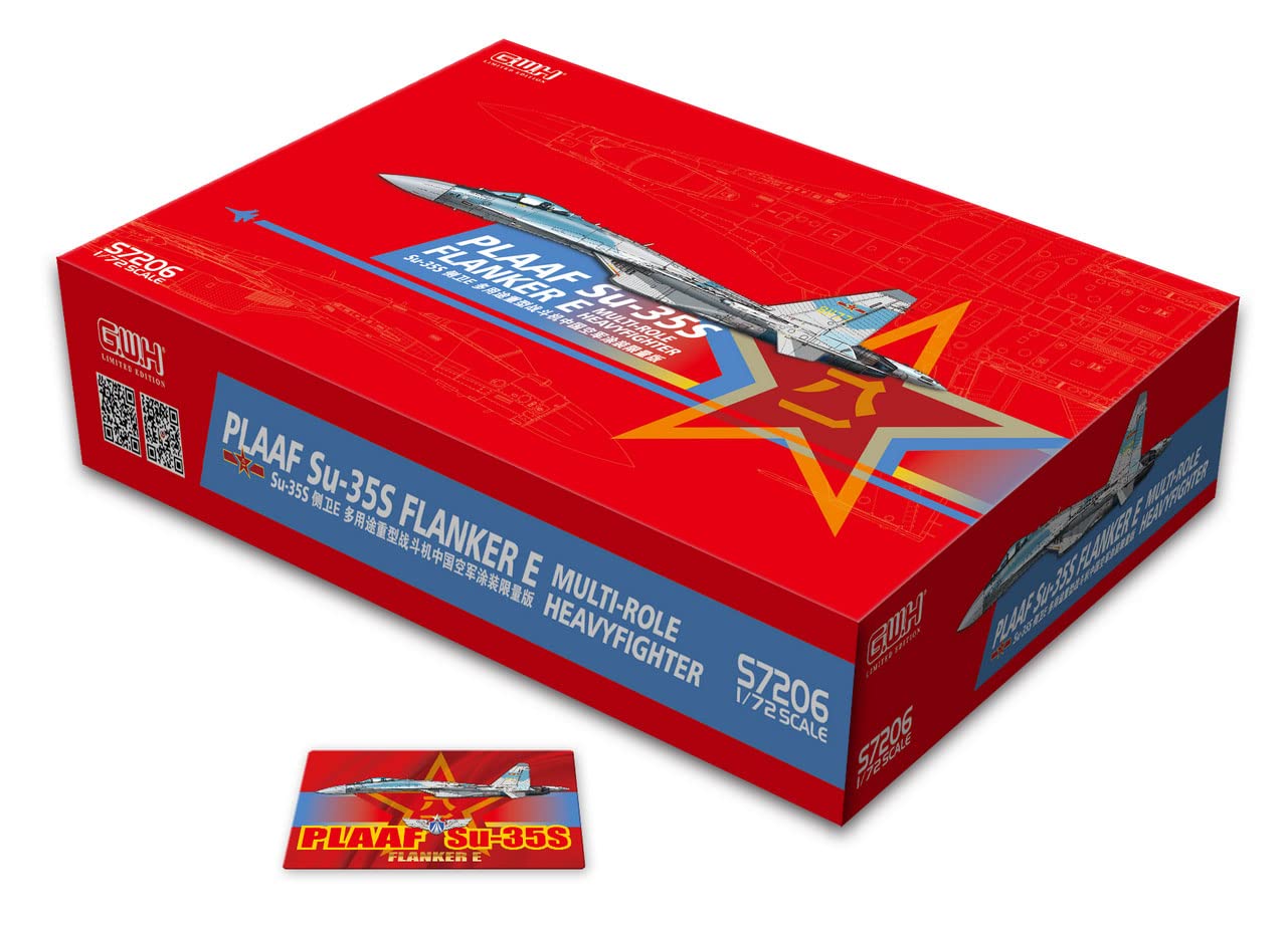GREAT WALL HOBBY 1/72 Plaaf Su-35S Flanker E Multi-Role Heavyfighter Plastic Model- Japan Figure Store - #1 Bring To You The Best Japanese Goods