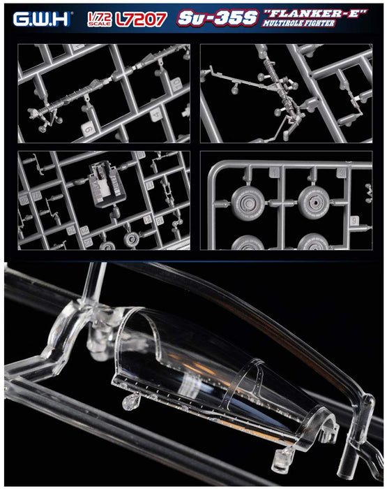 GREAT WALL HOBBY 1/72 Russian Air Force Su-35S Flanker E Plastic Model- Japan Figure Store - #1 Bring To You The Best Japanese Goods