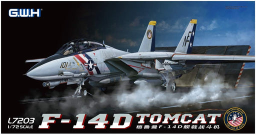 GREAT WALL HOBBY 1/72 Us Navy F-14D Vf-2 Tom Cat Bounty Hunters Plastic Model- Japan Figure Store - #1 Bring To You The Best Japanese Goods
