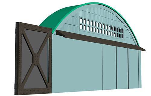 Green Max N Gauge Hangar Warehouse 2220 Model Railroad Supplies- Japan Figure Store - #1 Bring To You The Best Japanese Goods