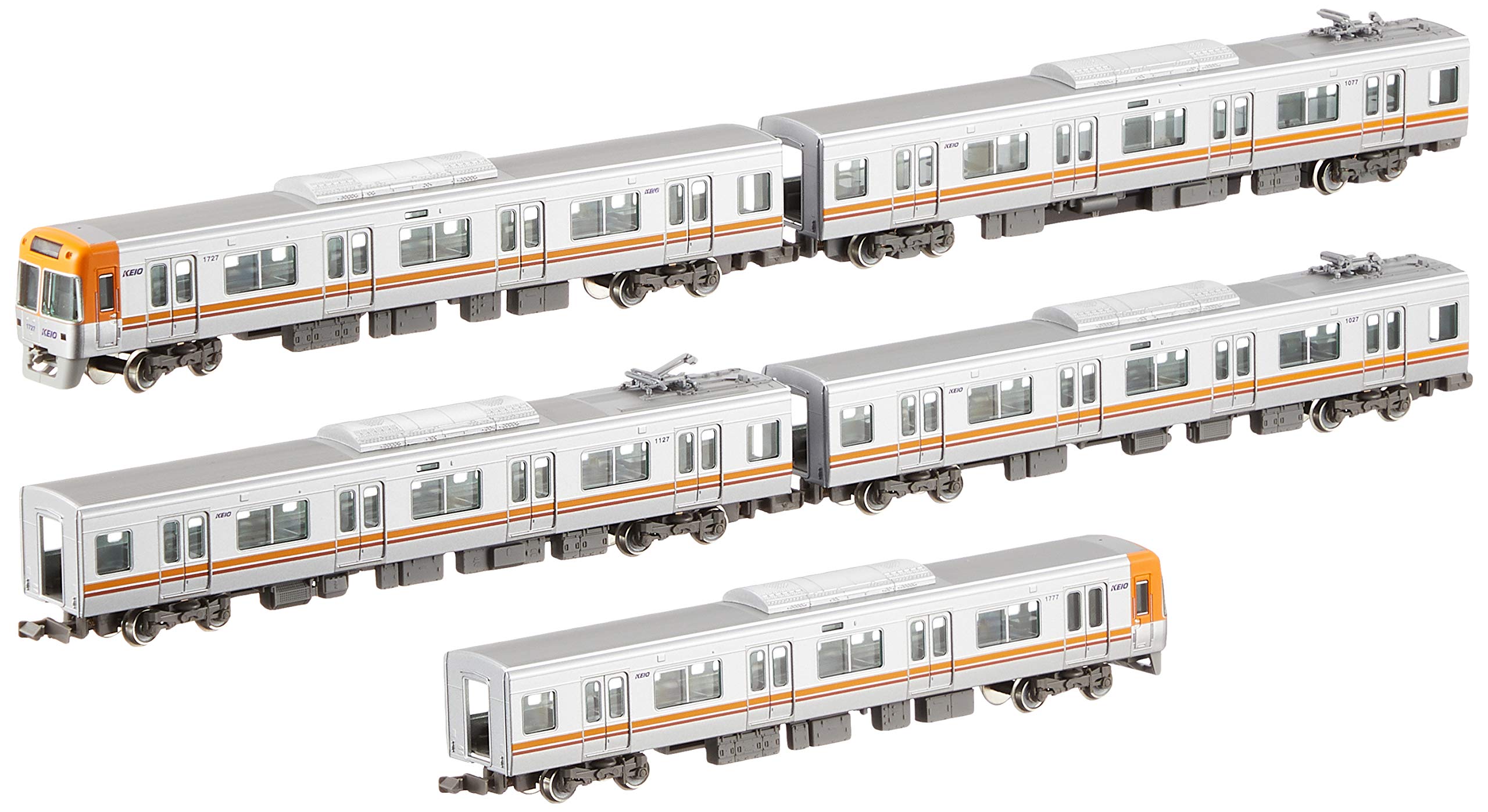 Green Max N Gauge Keio 1000 Series (6Th Car/Orange Beige) 5-Car Train Set (With Power) 30897 Model Railroad Train- Japan Figure Store - #1 Bring To You The Best Japanese Goods