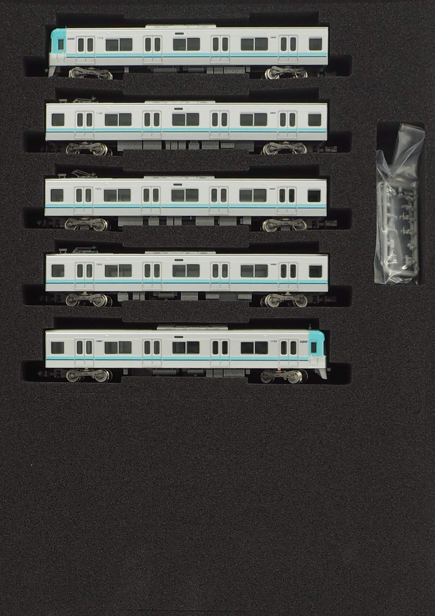 Green Max N Gauge Keio Series 1000 (5Th Car/Blue Green) 5-Car Set (With Power) 30892 Train Model Train- Japan Figure Store - #1 Bring To You The Best Japanese Goods