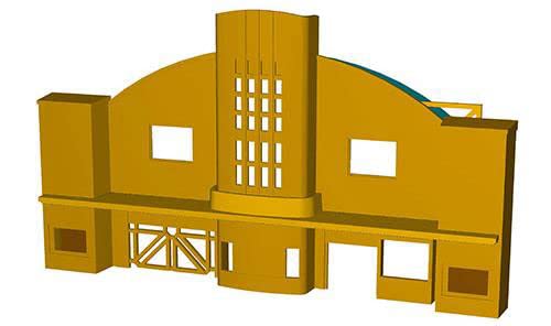 Green Max N Gauge Theater Movie Theater 2221 Model Railroad Supplies- Japan Figure Store - #1 Bring To You The Best Japanese Goods