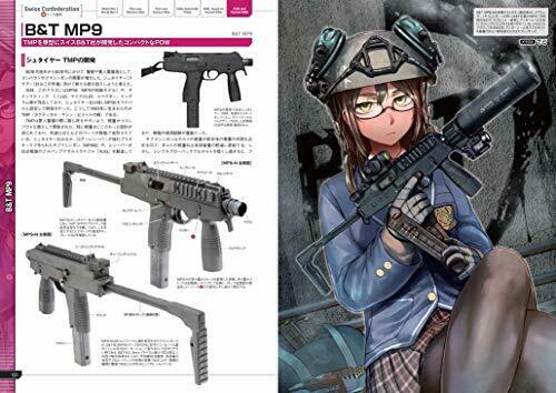 Gun & Girls Illustrated Submachine Gun / Pdw Book- Japan Figure Store - #1 Bring To You The Best Japanese Goods