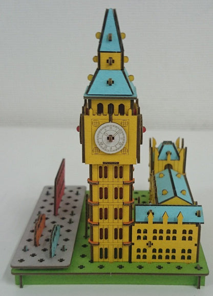 HACOMO Pusupusu Paper Craft Big Ben- Japan Figure Store - #1 Bring To You The Best Japanese Goods
