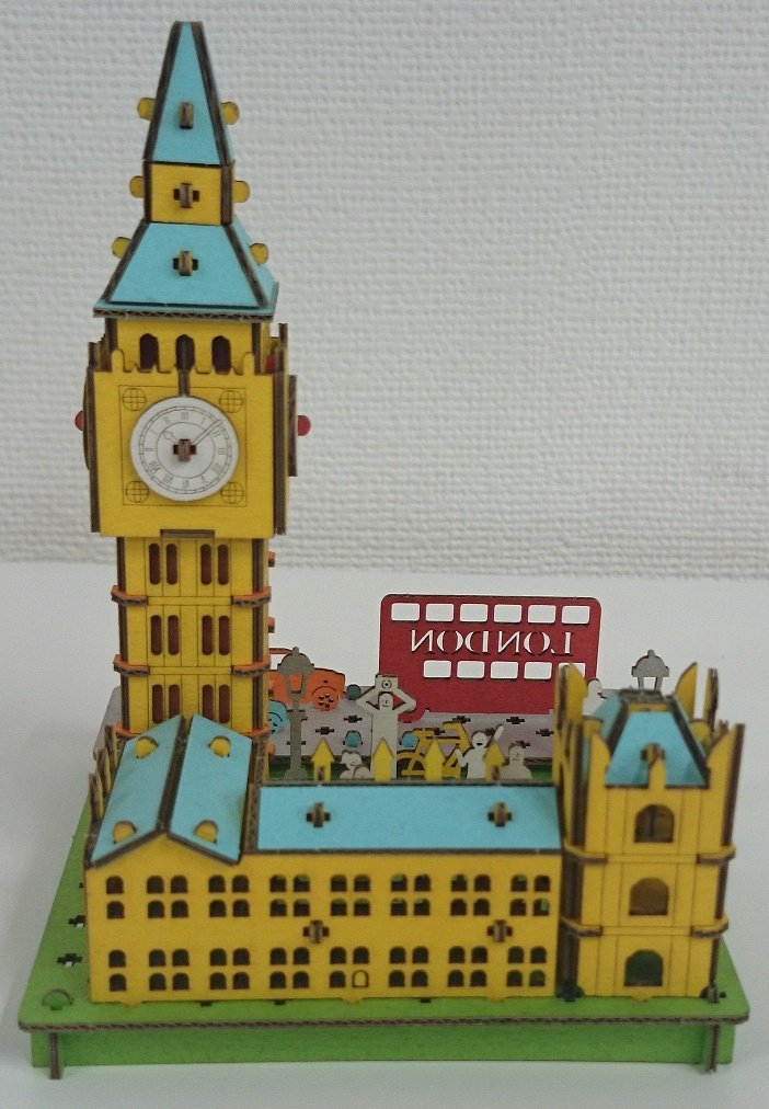 HACOMO Pusupusu Paper Craft Big Ben- Japan Figure Store - #1 Bring To You The Best Japanese Goods