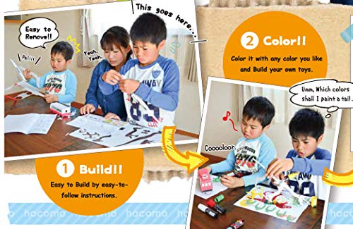 HACOMO Kids Paper Craft Beetle 2- Japan Figure Store - #1 Bring To You The Best Japanese Goods
