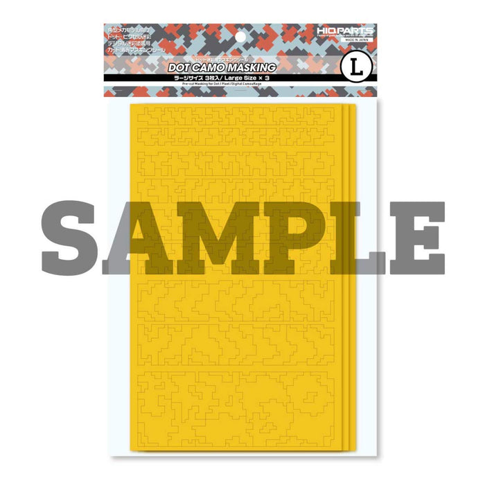 HIQPARTS Dot Camouflage Pattern Masking Sticker Size L For Plastic Models- Japan Figure Store - #1 Bring To You The Best Japanese Goods