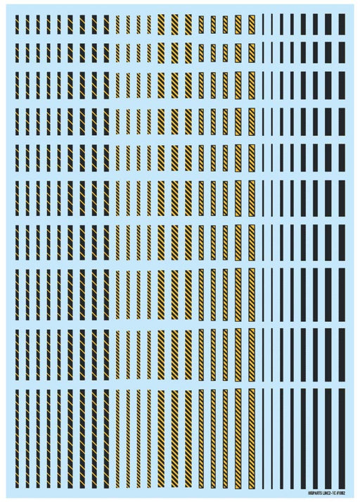 HIQPARTS Line Decal2 Dark Gray + Yellow- Japan Figure Store - #1 Bring To You The Best Japanese Goods