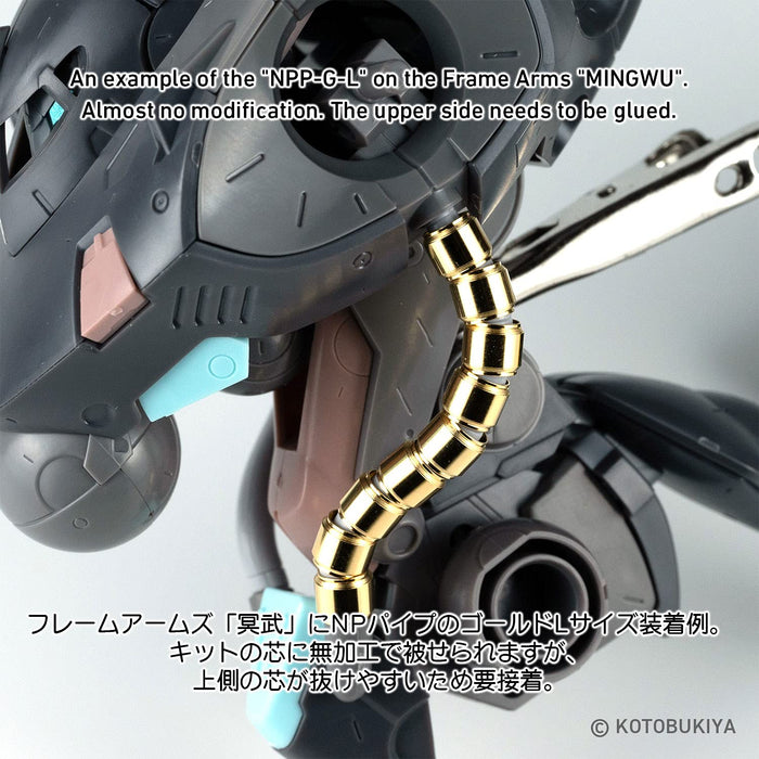 Hiq Parts Np Pipe Gold Size L 20 Pieces Japanese Tools For Figures Building- Japan Figure Store - #1 Bring To You The Best Japanese Goods