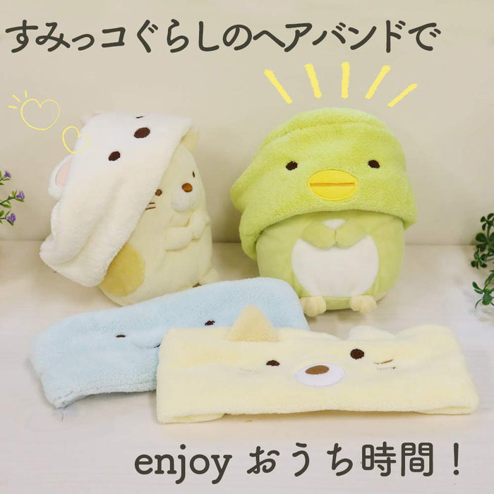 Hair Band, Sumikko Gurashi, Fluffy, Bath, Hair, Turban, Adults, Children, Boys, Girls, Kids- Japan Figure Store - #1 Bring To You The Best Japanese Goods