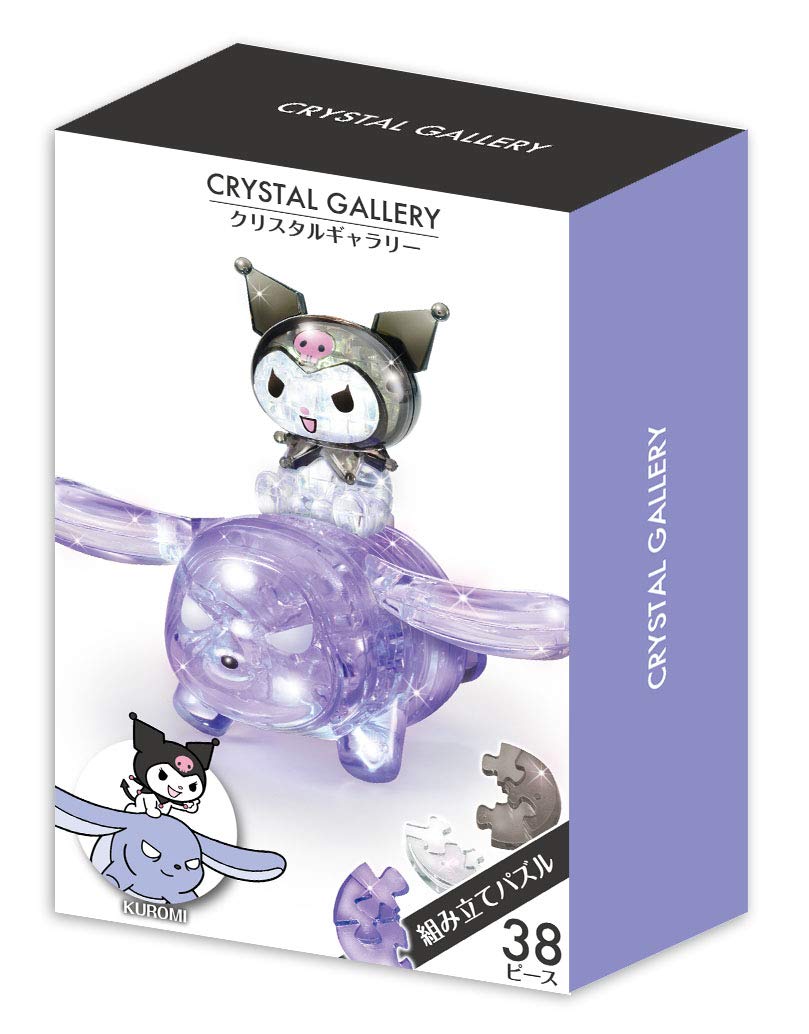 Hanayama Crystal Gallery 3D Puzzle Sanrio My Melody Kuromi 38 Pieces Japanese 3D Puzzle Figure- Japan Figure Store - #1 Bring To You The Best Japanese Goods