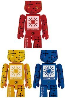 Happy Bearbrick Eames Yellow- Japan Figure Store - #1 Bring To You The Best Japanese Goods