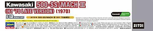 Hasegawa 1/12 Kawasaki 500-ss/mach Iii H1 '70 Late Version Plastic Model Kit- Japan Figure Store - #1 Bring To You The Best Japanese Goods