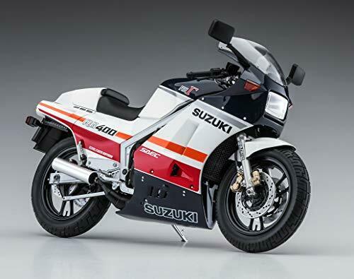 Hasegawa 1/12 Kit Suzuki Rg400 Gamma Early Ver. Red/white Color W/under Cowl- Japan Figure Store - #1 Bring To You The Best Japanese Goods
