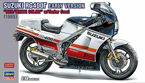 Hasegawa 1/12 Kit Suzuki Rg400 Gamma Early Ver. Red/white Color W/under Cowl- Japan Figure Store - #1 Bring To You The Best Japanese Goods