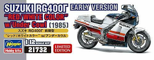 Hasegawa 1/12 Kit Suzuki Rg400 Gamma Early Ver. Red/white Color W/under Cowl- Japan Figure Store - #1 Bring To You The Best Japanese Goods