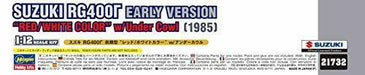 Hasegawa 1/12 Kit Suzuki Rg400 Gamma Early Ver. Red/white Color W/under Cowl- Japan Figure Store - #1 Bring To You The Best Japanese Goods