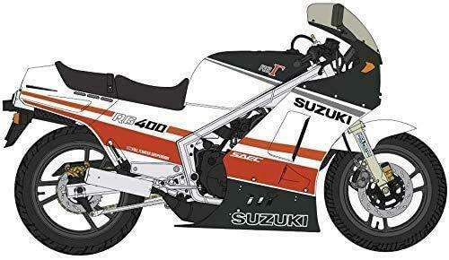 Hasegawa 1/12 Kit Suzuki Rg400 Gamma Early Ver. Red/white Color W/under Cowl- Japan Figure Store - #1 Bring To You The Best Japanese Goods
