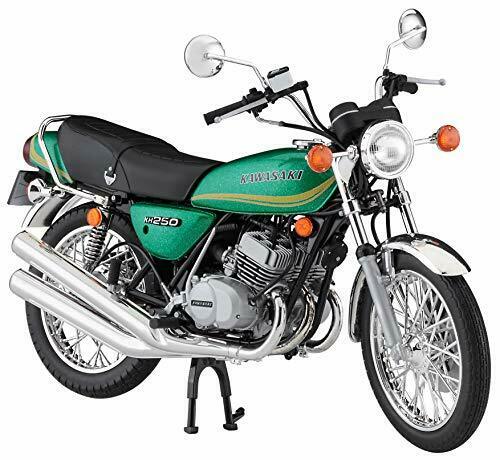Hasegawa 1/12 Scale Motor Cycle Kawasaki Kh250-b3 / B5 Plastic Model Kit - Japan Figure