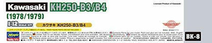 Hasegawa 1/12 Scale Motor Cycle Kawasaki Kh250-b3 / B5 Plastic Model Kit- Japan Figure Store - #1 Bring To You The Best Japanese Goods