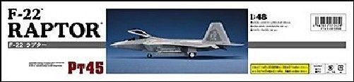 Hasegawa 1/48 F-22a Raptor Model Kit- Japan Figure Store - #1 Bring To You The Best Japanese Goods