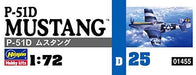 Hasegawa 1/72 P-51d Mustang Model Kit- Japan Figure Store - #1 Bring To You The Best Japanese Goods