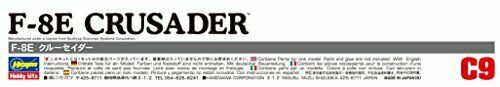 Hasegawa 1/72 Us Navy F-8e Crusader Model C9 Hac09- Japan Figure Store - #1 Bring To You The Best Japanese Goods