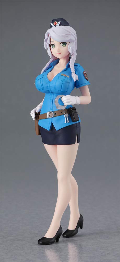 HASEGAWA 1/12 Egg Girls Collection No.15 Sasha Ilyushina Police Resin Figure Kit Plastic Model- Japan Figure Store - #1 Bring To You The Best Japanese Goods